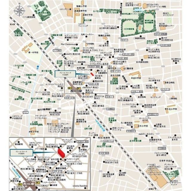 プレール・ドゥーク川口並木